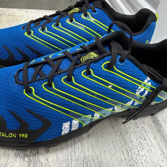 Inov-8 X-Talon 190 (Unisex): Conquer Trails with Blue/Black/Neon Yellow - Picture 5 of 9